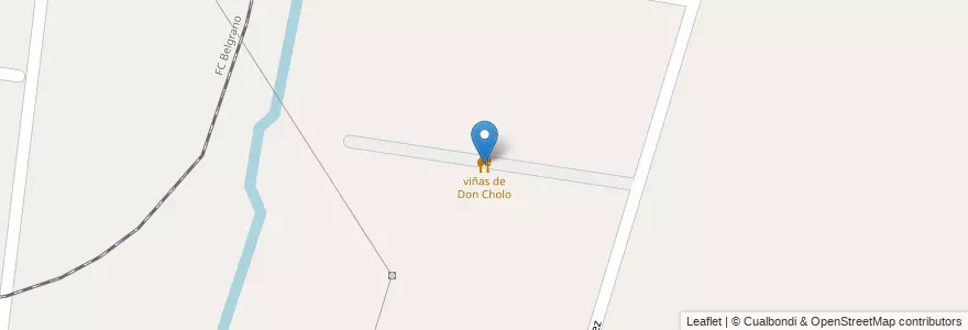 Mapa de ubicacion de viñas de Don Cholo en アルゼンチン, チリ, メンドーサ州, Departamento Guaymallén, Distrito Los Corralitos.