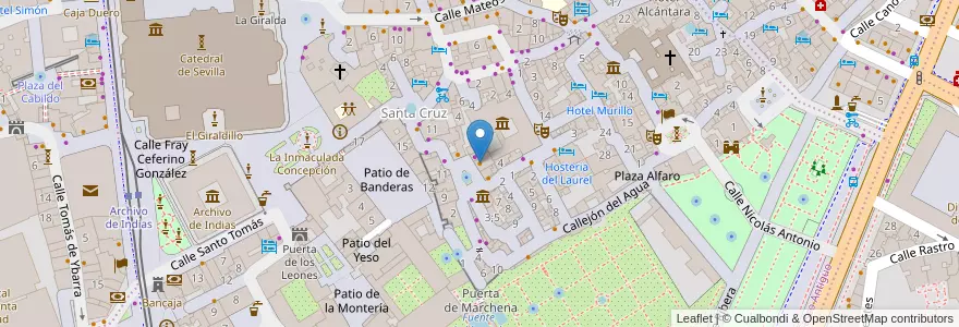 Mapa de ubicacion de Vinela en 스페인, Andalucía, Sevilla, 세비야.