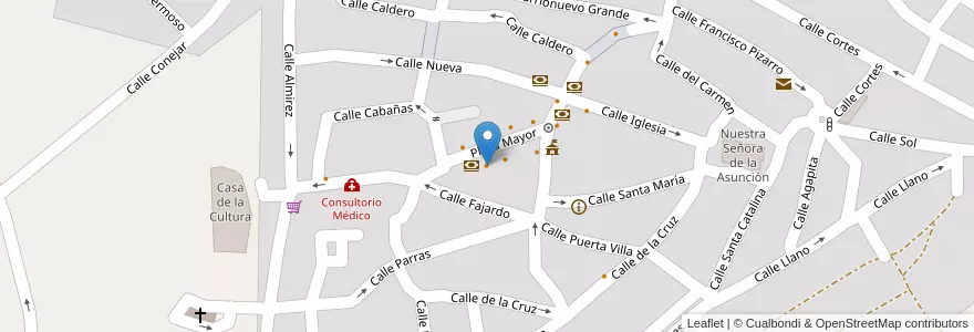 Mapa de ubicacion de Vinilo Café Bar en Spanien, Extremadura, Cáceres, Tajo-Salor, Malpartida De Cáceres.