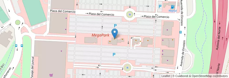 Mapa de ubicacion de VIPS en Sepanyol, Comunidad De Madrid, Comunidad De Madrid, Área Metropolitana De Madrid Y Corredor Del Henares, San Sebastián De Los Reyes.