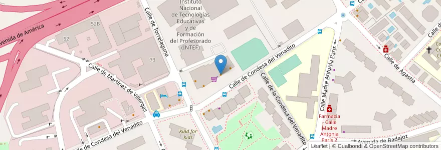 Mapa de ubicacion de Vips en Spanien, Autonome Gemeinschaft Madrid, Autonome Gemeinschaft Madrid, Área Metropolitana De Madrid Y Corredor Del Henares, Madrid.
