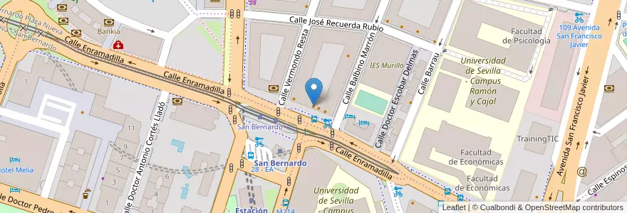 Mapa de ubicacion de Vips en 西班牙, 安达鲁西亚, Sevilla, Sevilla.