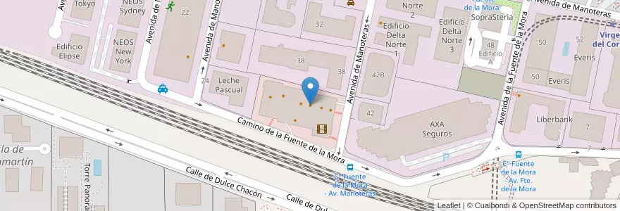 Mapa de ubicacion de VIPS Smart en スペイン, マドリード州, Comunidad De Madrid, Área Metropolitana De Madrid Y Corredor Del Henares, Madrid.