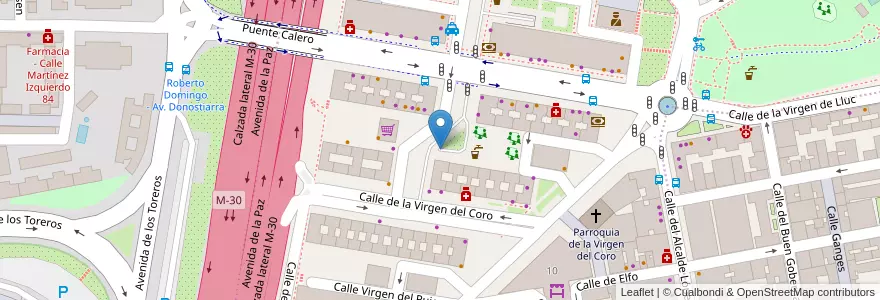 Mapa de ubicacion de Virgen de la Roca II en Испания, Мадрид, Мадрид, Área Metropolitana De Madrid Y Corredor Del Henares, Мадрид.
