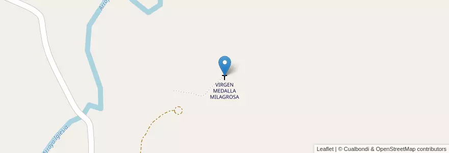 Mapa de ubicacion de VIRGEN MEDALLA MILAGROSA en Аргентина, Сан-Хуан, Чили, Iglesia.