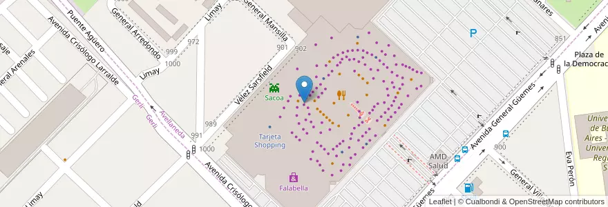 Mapa de ubicacion de +Visión en 아르헨티나, 부에노스아이레스주, Partido De Avellaneda, Avellaneda.