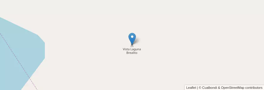 Mapa de ubicacion de Vue Lagune Brealito en Argentine, Salta, Molinos.