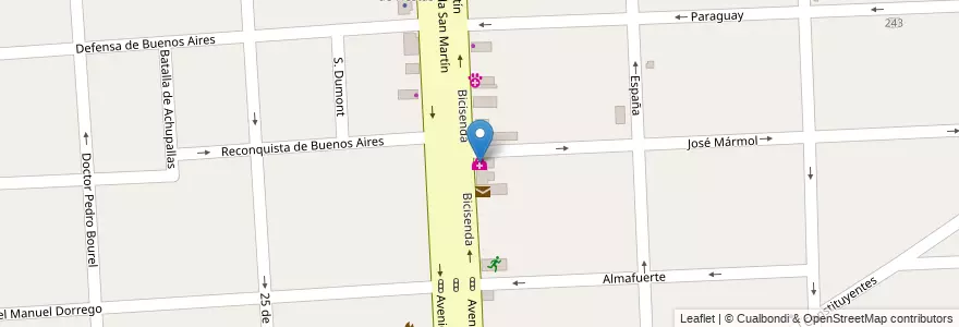 Mapa de ubicacion de Vital en Argentina, Buenos Aires, Partido De Florencio Varela, Florencio Varela.