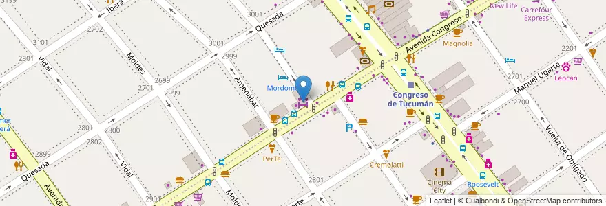 Mapa de ubicacion de Vitalcer, Nuñez en Аргентина, Буэнос-Айрес, Буэнос-Айрес, Comuna 13.