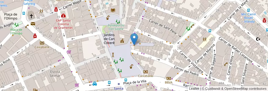 Mapa de ubicacion de Viva la Pepa en Spanje, Catalonië, Barcelona, Barcelonès, Santa Coloma De Gramenet.