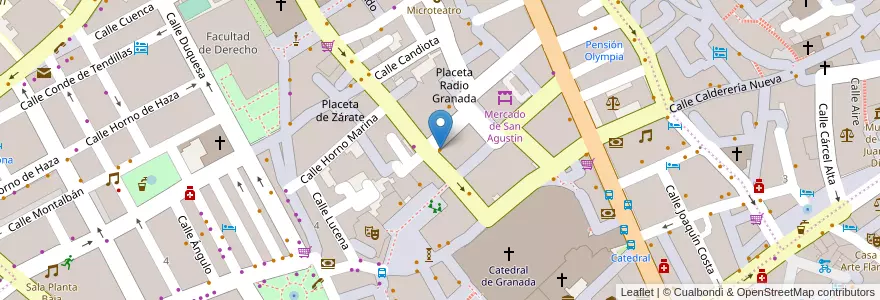 Mapa de ubicacion de ¡Viva María! en Espagne, Andalousie, Grenade, Comarca De La Vega De Granada, Grenade.