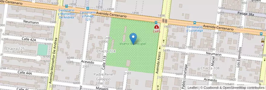 Mapa de ubicacion de Vivero Municipal en Argentinien, Misiones, Departamento Capital, Municipio De Posadas, Posadas.