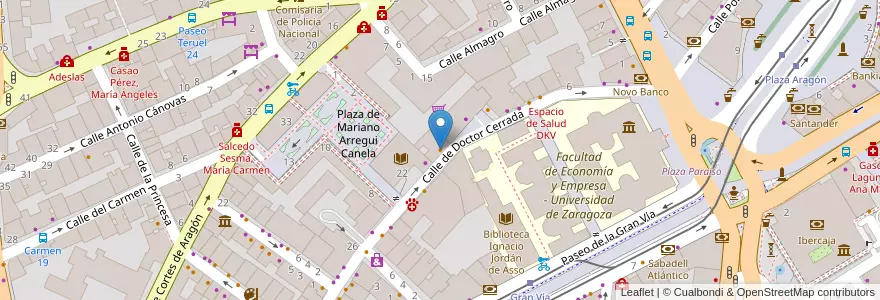 Mapa de ubicacion de Volante en Espanha, Aragão, Saragoça, Zaragoza, Saragoça.
