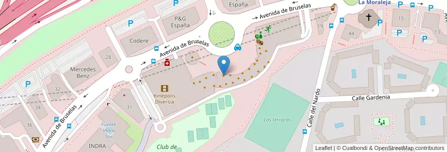 Mapa de ubicacion de Volapié en スペイン, マドリード州, Comunidad De Madrid, Área Metropolitana De Madrid Y Corredor Del Henares, Alcobendas.