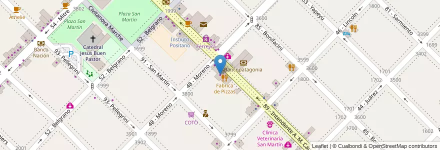 Mapa de ubicacion de Voodoo Music en Argentina, Buenos Aires, Partido De General San Martín, General San Martín, Villa Lynch.