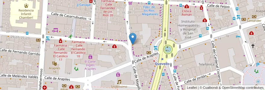 Mapa de ubicacion de Wainari en 스페인, Comunidad De Madrid, Comunidad De Madrid, Área Metropolitana De Madrid Y Corredor Del Henares, 마드리드.