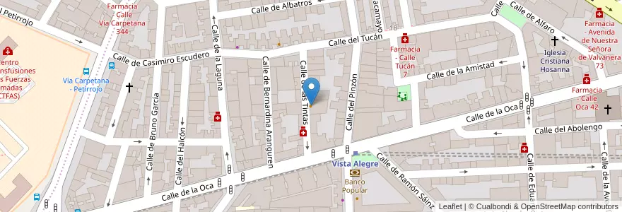 Mapa de ubicacion de Waipau Paradise en Spanien, Autonome Gemeinschaft Madrid, Autonome Gemeinschaft Madrid, Área Metropolitana De Madrid Y Corredor Del Henares, Madrid.