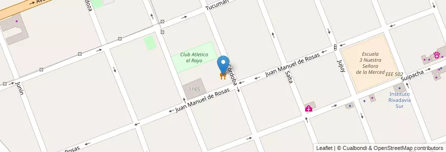 Mapa de ubicacion de Wakolda en Arjantin, Buenos Aires, Partido De Merlo, Merlo.