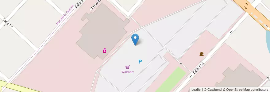 Mapa de ubicacion de Walmart, Ringuelet en Arjantin, Buenos Aires, Partido De La Plata, Ringuelet.