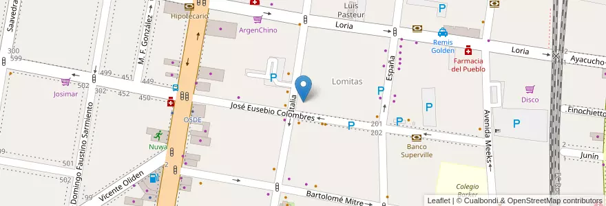 Mapa de ubicacion de Wanted en Argentinië, Buenos Aires, Partido De Lomas De Zamora, Lomas De Zamora.