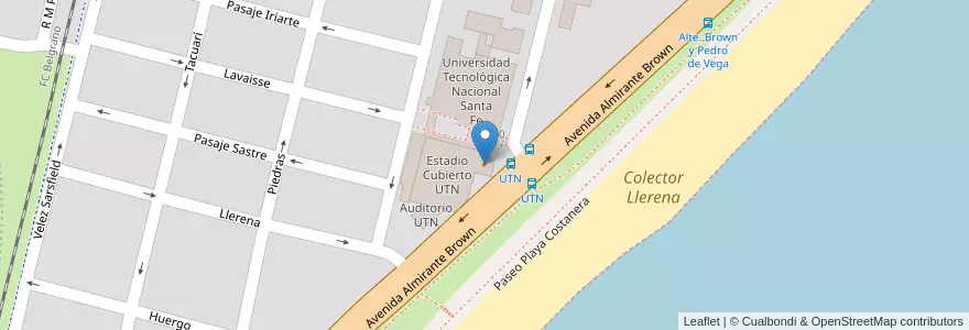 Mapa de ubicacion de Wardenclyffe en الأرجنتين, سانتا في, إدارة العاصمة, سانتا في العاصمة, سانتا في.