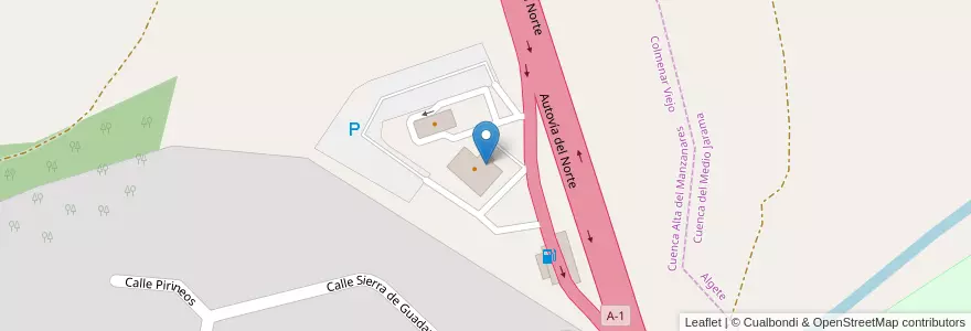 Mapa de ubicacion de WC 24h en 西班牙, Comunidad De Madrid, Comunidad De Madrid, Cuenca Alta Del Manzanares, Colmenar Viejo.