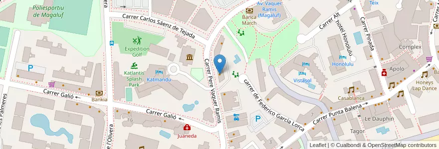 Mapa de ubicacion de Welcome Restaurant en スペイン, バレアレス諸島, España (Mar Territorial), Serra De Tramuntana, バレアレス諸島, Calvià.