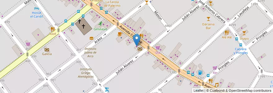 Mapa de ubicacion de Wellington Polo Club, Villa Crespo en Argentinien, Ciudad Autónoma De Buenos Aires, Buenos Aires, Comuna 15.
