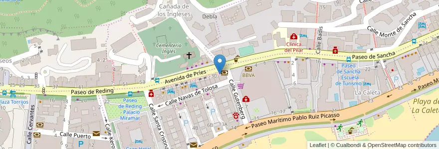 Mapa de ubicacion de WellMind Fitness Mental Center en 스페인, Andalucía, Málaga, Málaga-Costa Del Sol, Málaga.
