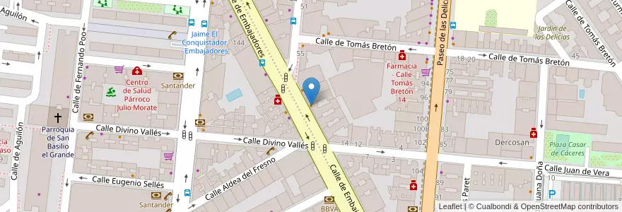 Mapa de ubicacion de Wenger en إسبانيا, منطقة مدريد, منطقة مدريد, Área Metropolitana De Madrid Y Corredor Del Henares, مدريد.