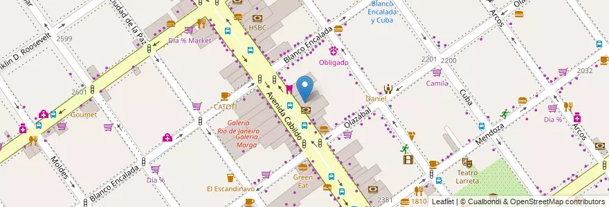 Mapa de ubicacion de Wester Union, Belgrano en Arjantin, Ciudad Autónoma De Buenos Aires, Buenos Aires, Comuna 13.