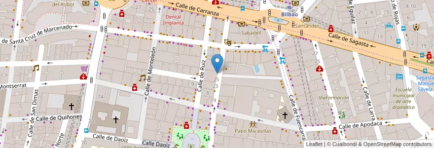 Mapa de ubicacion de William's School en 西班牙, Comunidad De Madrid, Comunidad De Madrid, Área Metropolitana De Madrid Y Corredor Del Henares, Madrid.