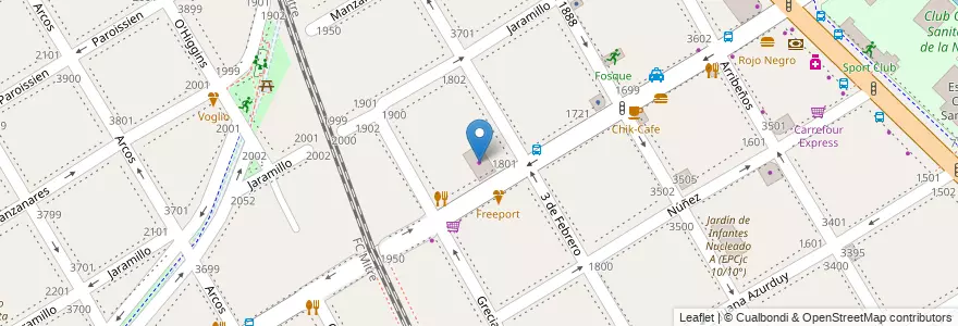 Mapa de ubicacion de Wincar Motors, Nuñez en آرژانتین, Ciudad Autónoma De Buenos Aires, Buenos Aires, Comuna 13.