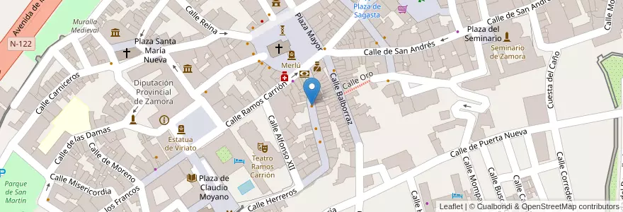 Mapa de ubicacion de Windows Bistro en إسبانيا, قشتالة وليون, Zamora, Tierra Del Pan, Zamora.