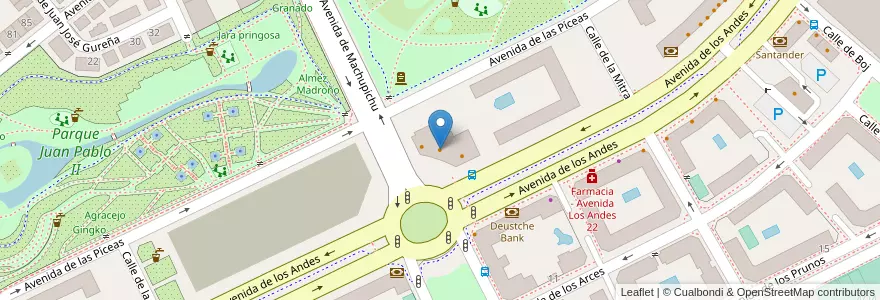 Mapa de ubicacion de Wok en Испания, Мадрид, Мадрид, Área Metropolitana De Madrid Y Corredor Del Henares, Мадрид.