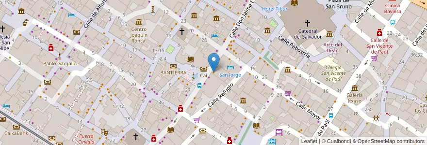 Mapa de ubicacion de Wok en إسبانيا, أرغون, سرقسطة, Zaragoza, سرقسطة.