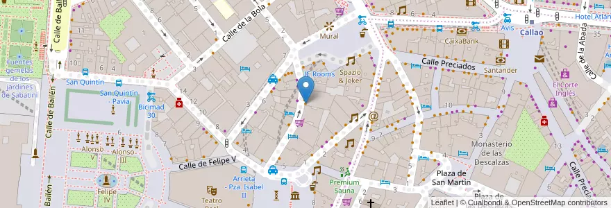Mapa de ubicacion de Wok en Spain, Community Of Madrid, Community Of Madrid, Área Metropolitana De Madrid Y Corredor Del Henares, Madrid.