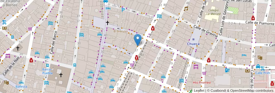 Mapa de ubicacion de Wok Fresh en Испания, Мадрид, Мадрид, Área Metropolitana De Madrid Y Corredor Del Henares, Мадрид.