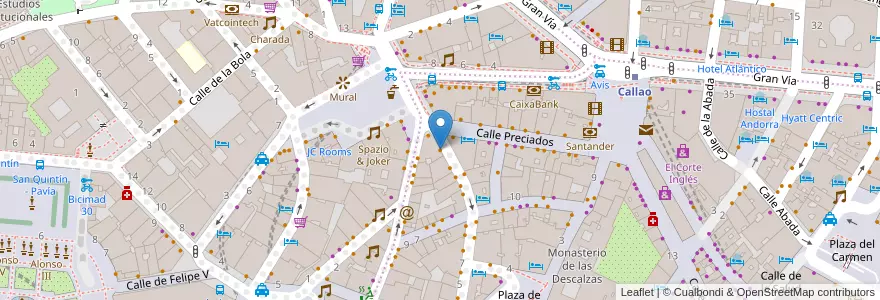 Mapa de ubicacion de Wok King en Espagne, Communauté De Madrid, Communauté De Madrid, Área Metropolitana De Madrid Y Corredor Del Henares, Madrid.