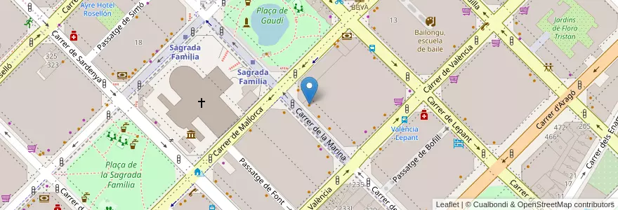 Mapa de ubicacion de Wok Show en Spanje, Catalonië, Barcelona, Barcelonès, Barcelona.