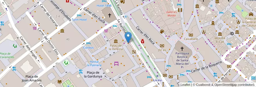Mapa de ubicacion de Wok to Walk en Spanien, Katalonien, Barcelona, Barcelonès, Barcelona.