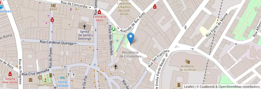 Mapa de ubicacion de Wok&Co en Испания, Галисия, Оuренсе, Ourense, Оuренсе.
