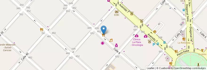 Mapa de ubicacion de Woksan, Casco Urbano en Arjantin, Buenos Aires, Partido De La Plata, La Plata.