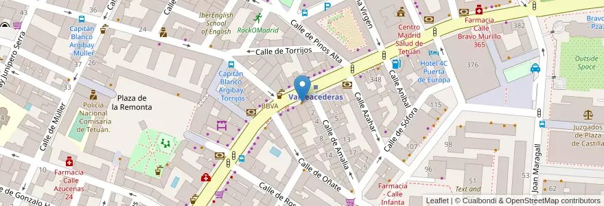 Mapa de ubicacion de Woody Fábrica de pizzas en Sepanyol, Comunidad De Madrid, Comunidad De Madrid, Área Metropolitana De Madrid Y Corredor Del Henares, Madrid.