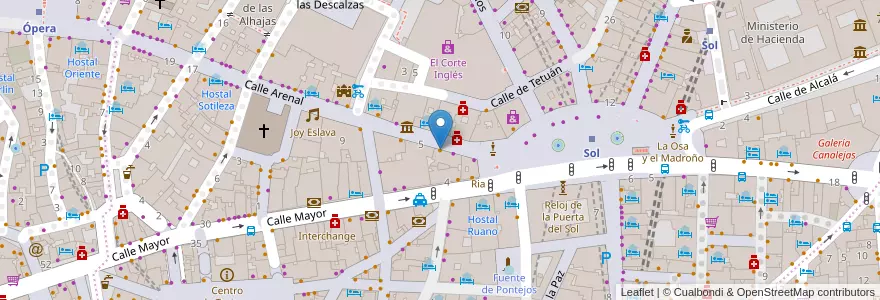 Mapa de ubicacion de Wowble! en إسبانيا, منطقة مدريد, منطقة مدريد, Área Metropolitana De Madrid Y Corredor Del Henares, مدريد.