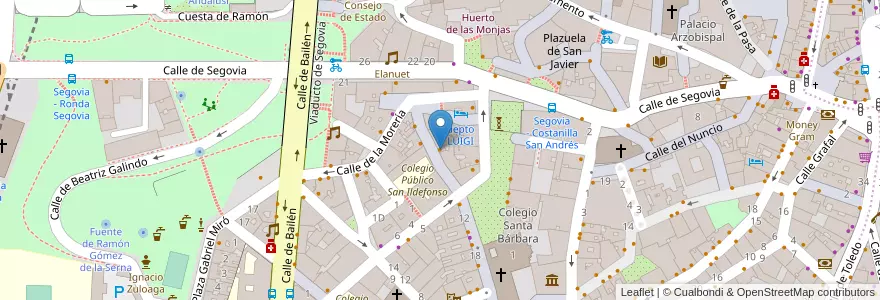 Mapa de ubicacion de Wu Wei en Испания, Мадрид, Мадрид, Área Metropolitana De Madrid Y Corredor Del Henares, Мадрид.