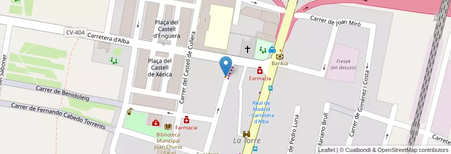 Mapa de ubicacion de Xe que bo en スペイン, バレンシア州, València / Valencia, Comarca De València, València.
