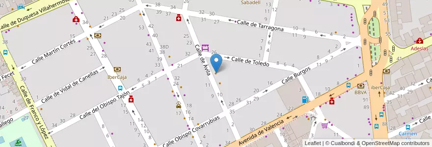 Mapa de ubicacion de Xin qiao en إسبانيا, أرغون, سرقسطة, Zaragoza, سرقسطة.