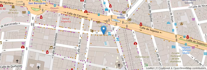 Mapa de ubicacion de Xin en Spagna, Comunidad De Madrid, Comunidad De Madrid, Área Metropolitana De Madrid Y Corredor Del Henares, Madrid.
