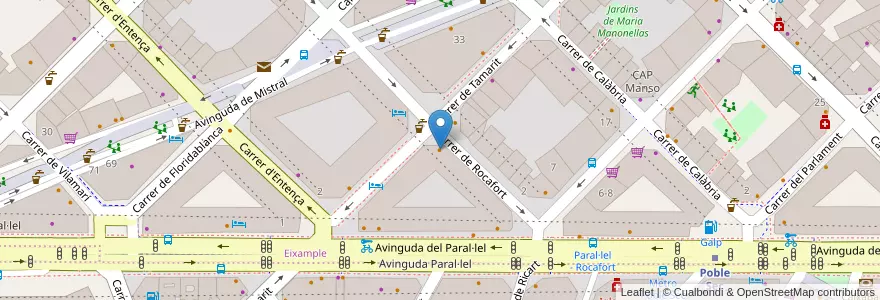 Mapa de ubicacion de Xixbar en Испания, Каталония, Барселона, Барселонес, Барселона.